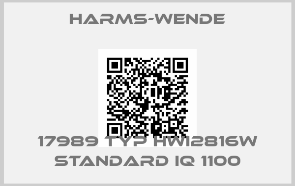 Harms-Wende-17989 Typ HWI2816W STANDARD IQ 1100