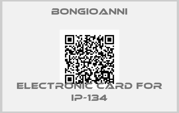 Bongioanni-Electronic card for IP-134