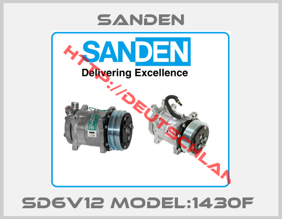 Sanden-SD6V12 MODEL:1430F 