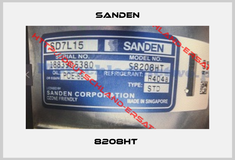 Sanden-8208HT 