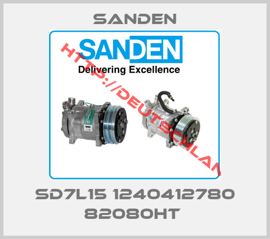 Sanden-SD7L15 1240412780 82080HT 