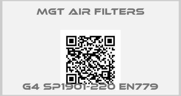 MGT Air Filters-G4 SP1901-220 EN779