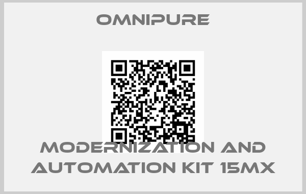 OMNIPURE-Modernization and automation kit 15MX