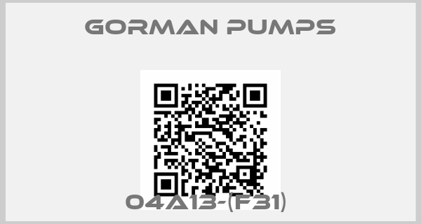 Gorman Pumps-04A13-(F31) 
