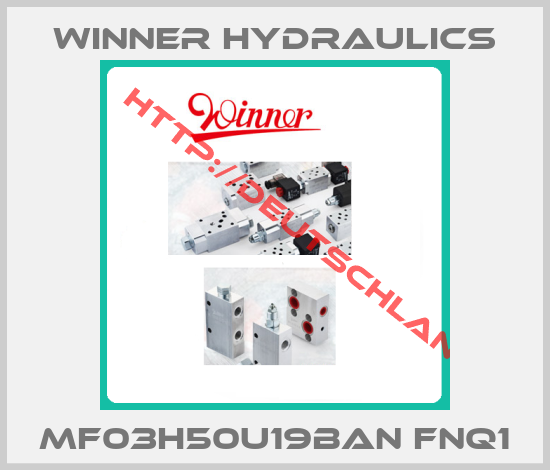 Winner Hydraulics-MF03H50U19BAN FNQ1
