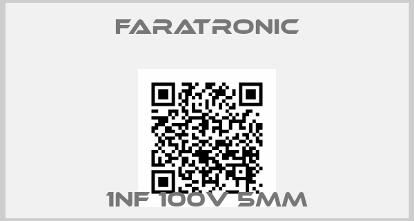 Faratronic-1nF 100V 5mm