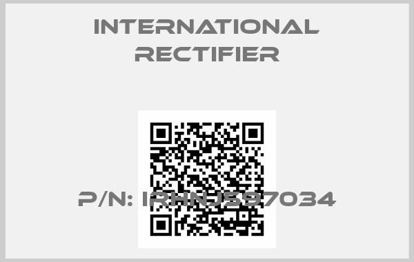 International Rectifier-P/N: IRHNJ597034
