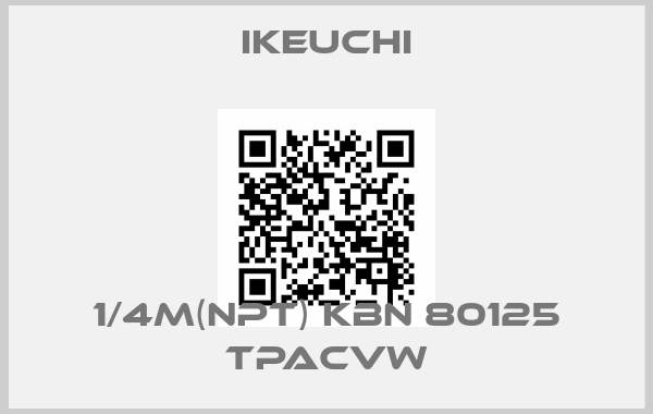 Ikeuchi-1/4M(NPT) KBN 80125 TPACVW