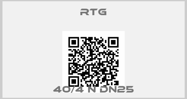 RTG-40/4 N DN25