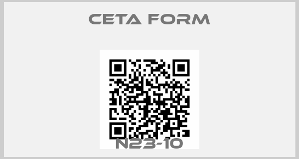 CETA FORM-N23-10