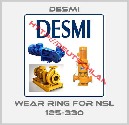 DESMI-wear ring for NSL 125-330