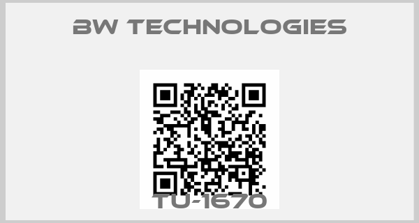 BW Technologies-TU-1670