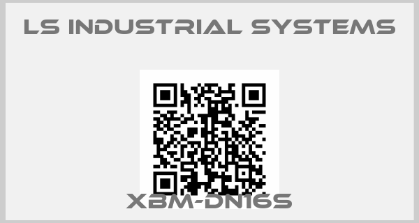 LS INDUSTRIAL SYSTEMS-XBM-DN16S