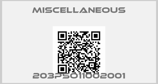 MISCELLANEOUS-203PSO11002001