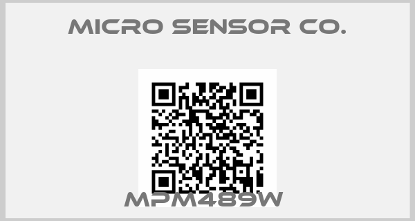 MICRO SENSOR CO.-MPM489W 