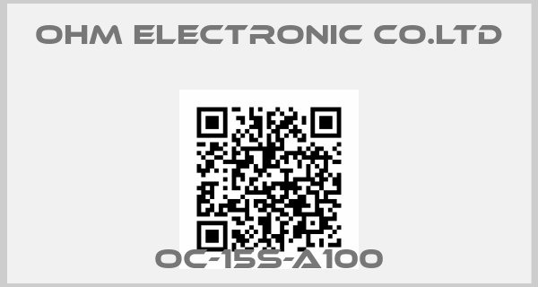 OHM Electronic co.LTD-OC-15S-A100