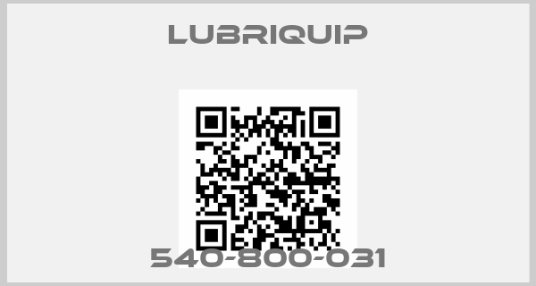 LUBRIQUIP-540-800-031
