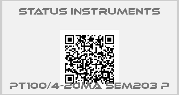 Status Instruments-PT100/4-20mA SEM203 P