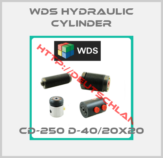 WDS Hydraulic cylinder-CD-250 D-40/20X20