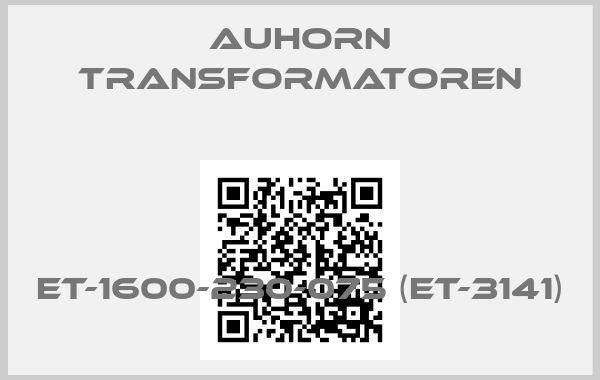 AUHORN Transformatoren-ET-1600-230-075 (ET-3141)