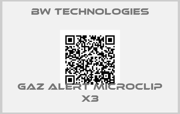 BW Technologies-Gaz Alert MicroClip X3