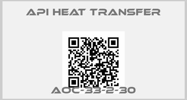API HEAT TRANSFER-AOC-33-2-30