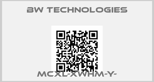 BW Technologies-MCXL-XWHM-Y-