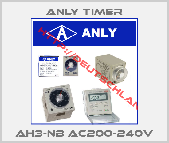 ANLY TIMER-AH3-NB AC200-240V