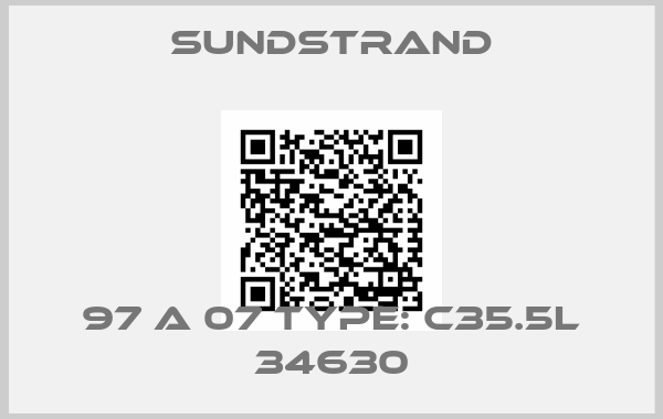 SUNDSTRAND-97 A 07 TYPE: C35.5L 34630