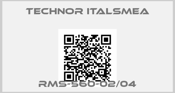 TECHNOR Italsmea-RMS-560-02/04