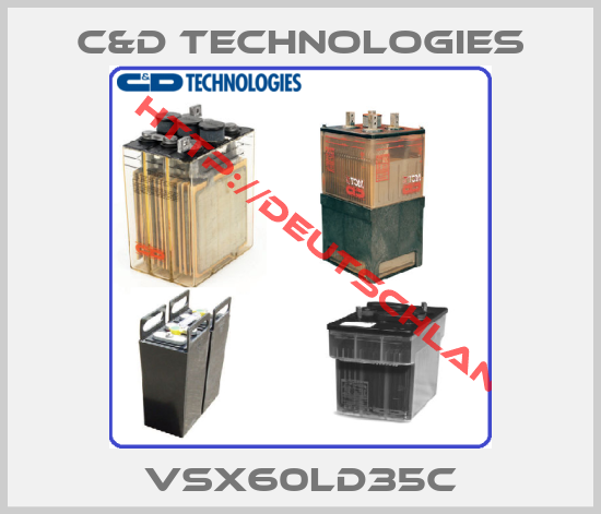 C & D TECHNOLOGIES-VSX60LD35C
