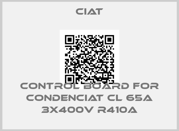 Ciat-Control board for CONDENCIAT CL 65A 3X400V R410A