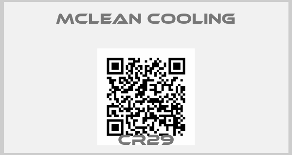 MCLEAN COOLING-CR29
