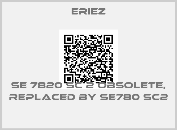 Eriez-SE 7820 SC 2 obsolete, replaced by SE780 SC2 
