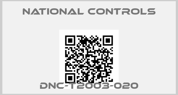 NATIONAL CONTROLS-DNC-T2003-020