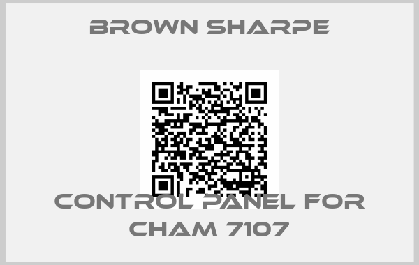 Brown Sharpe-control panel for CHAM 7107