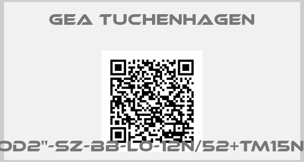 Gea Tuchenhagen-DB-OD2"/OD2"-SZ-BB-L0-12N/52+TM15N2B0M/66