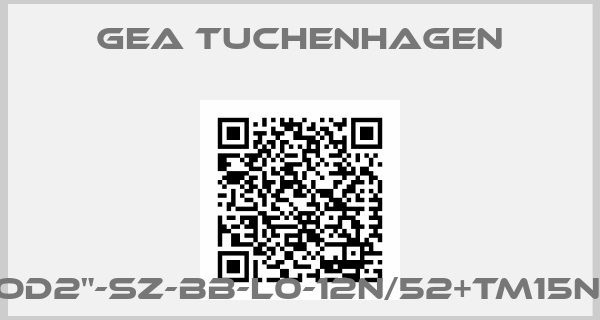Gea Tuchenhagen-DC-OD2"/OD2"-SZ-BB-L0-12N/52+TM15N2B0M/66