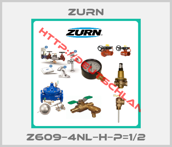 Zurn-Z609−4NL−H−P=1/2