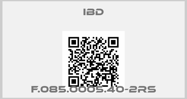 IBD-F.085.0005.40-2RS