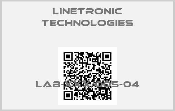 Linetronic technologies-LAB-xxx/005-04