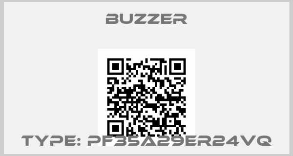 Buzzer-Type: PF35A29ER24VQ