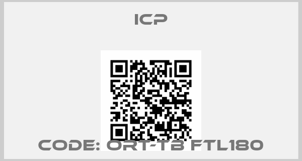 ICP-code: ORT-TB FTL180