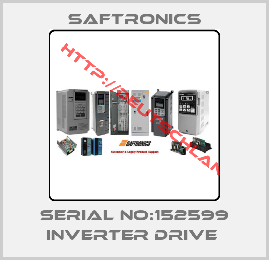 Saftronics-SERIAL NO:152599 INVERTER DRIVE 