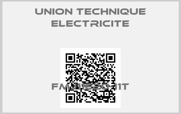 UNION TECHNIQUE ELECTRICITE-FMJ11E20-11T