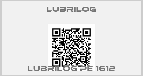 Lubrilog-LUBRILOG PE 1612