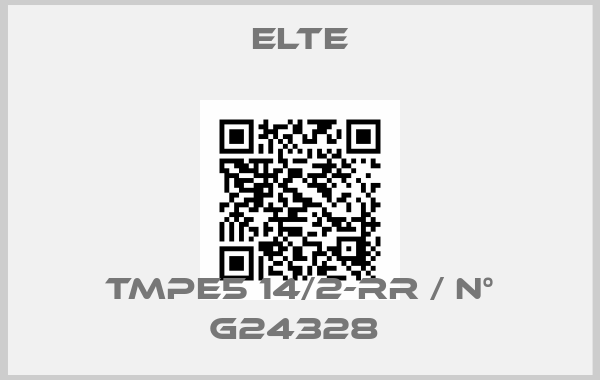 Elte-TMPE5 14/2-RR / N° G24328 