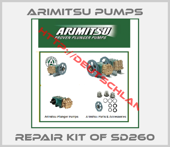 Arimitsu Pumps-Repair kit of SD260