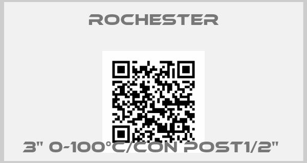 Rochester-3" 0-100°C/CON POST1/2" 