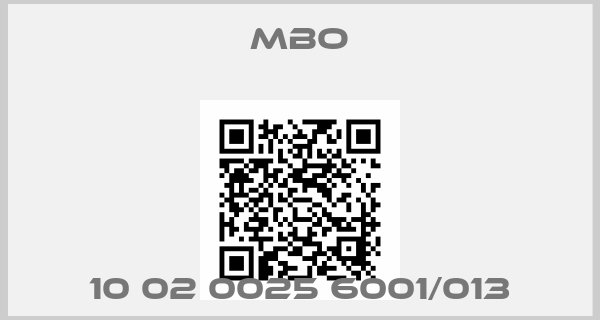 MBO-10 02 0025 6001/013
